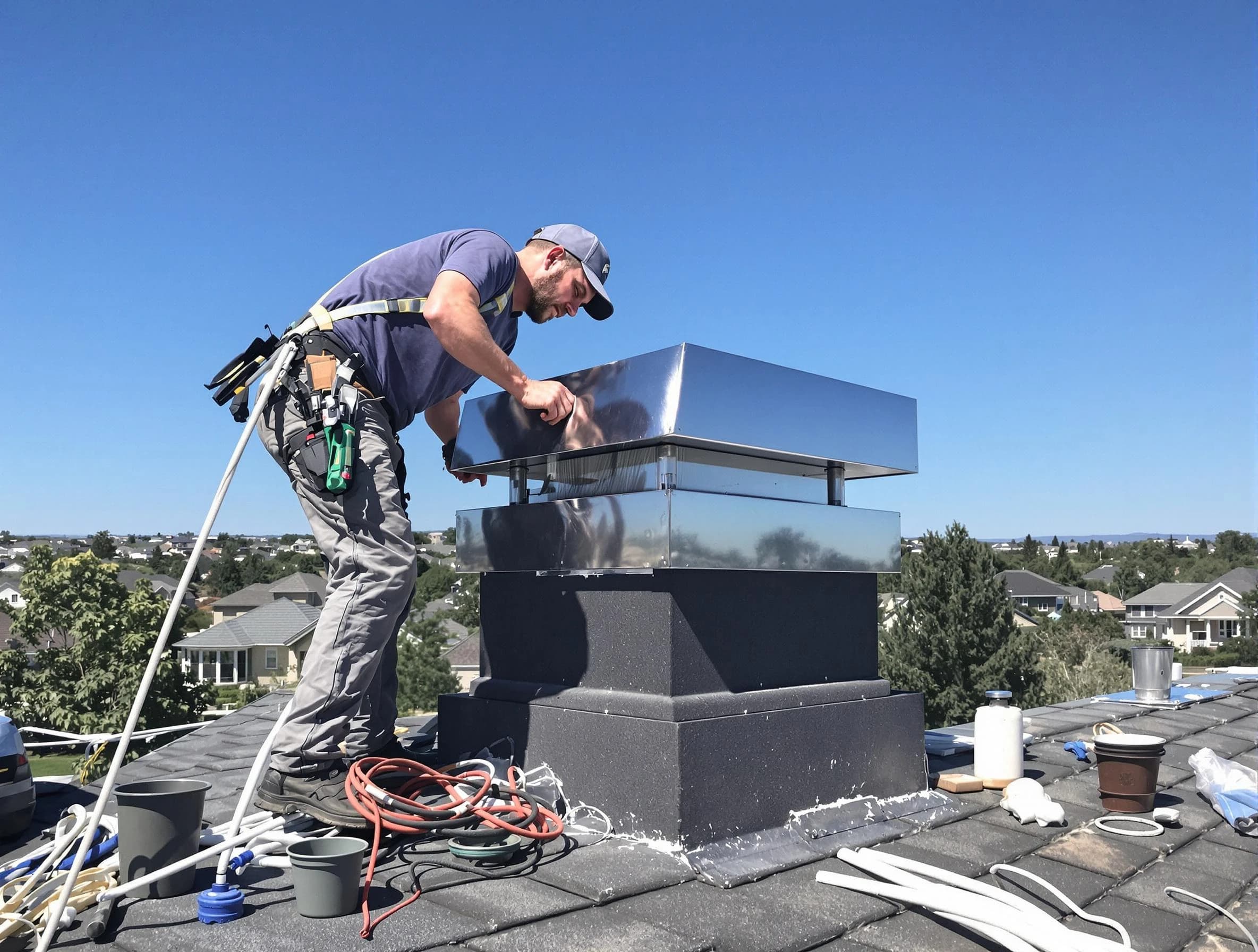 Chimney Cap Services service in Shrewsbury, MA