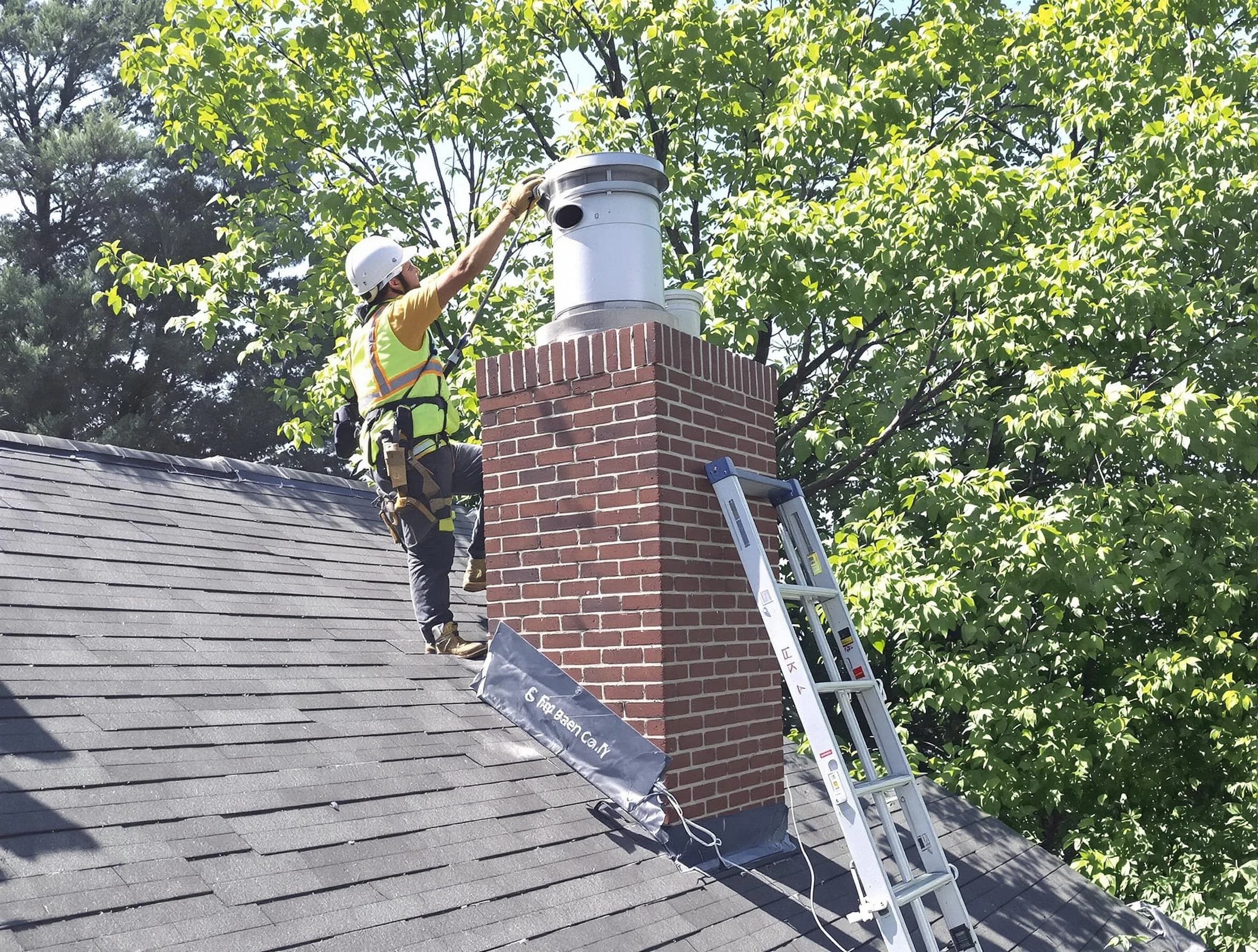 Chimney liner inspection by Shrewsbury Chimney Sweep in Shrewsbury, MA